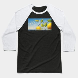 lemon surrealist painting Baseball T-Shirt